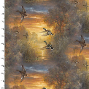 Handmade Placemat Or Table Runner Whitetail Country Evening Soar Multi