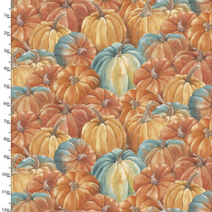 Handmade Placemat Or Table Runner Pumpkin Please Gourd Gather Orange