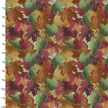 Load image into Gallery viewer, Handmade Placemat Or Table Runner Autumn Meadow Fallen Leaves Multi
