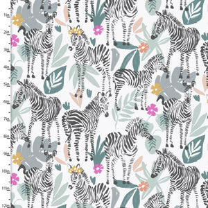 Handmade Placemat Or Table Runner Zebra Dazzle Dazzle of Zebras White