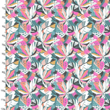 Load image into Gallery viewer, Handmade Placemat Or Table Runner Zebra Dazzle Lavish Leaves Turquoise
