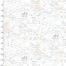 Load image into Gallery viewer, Handmade Placemat Or Table Runner Two by Two Scenic Outline White
