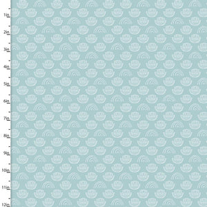 Handmade Placemat Or Table Runner Two by Two Allover Ark Blue