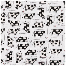 Load image into Gallery viewer, Cow &amp; Chicken Cotton Calico Fabric
