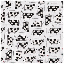 Load image into Gallery viewer, Cow &amp; Chicken Calico Cotton Fabric by the Bolt
