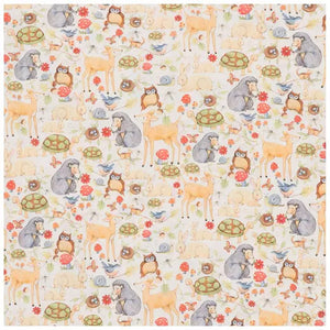 Woodland Cotton Calico Fabric