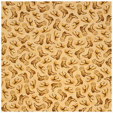 Load image into Gallery viewer, Handmade Placemat Or Table Runner Tossed Cowboy Cotton Calico
