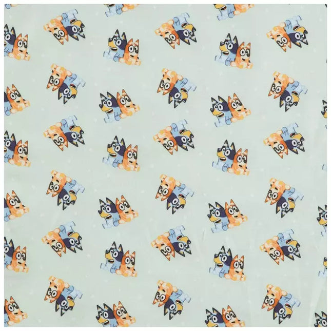 Bluey & Bingo Flannel Fabric