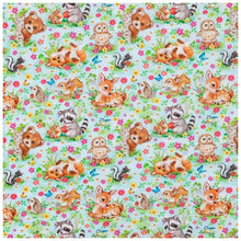 Load image into Gallery viewer, Handmade Placemat Or Table Runner Woodland Cuties Calico
