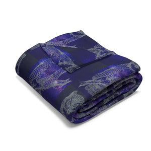 Arctic Fleece Blanket with Owl Design - Cozy & Stylish Home Accessory