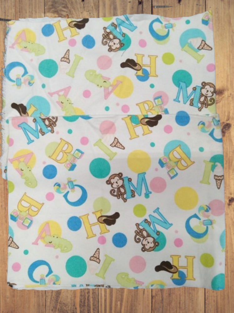 Nursery ABC Flannel 2 piece 15