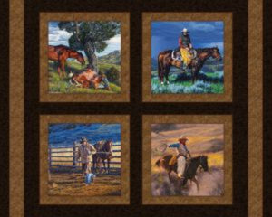 Range Life Pillow Panel Cotton Fabric