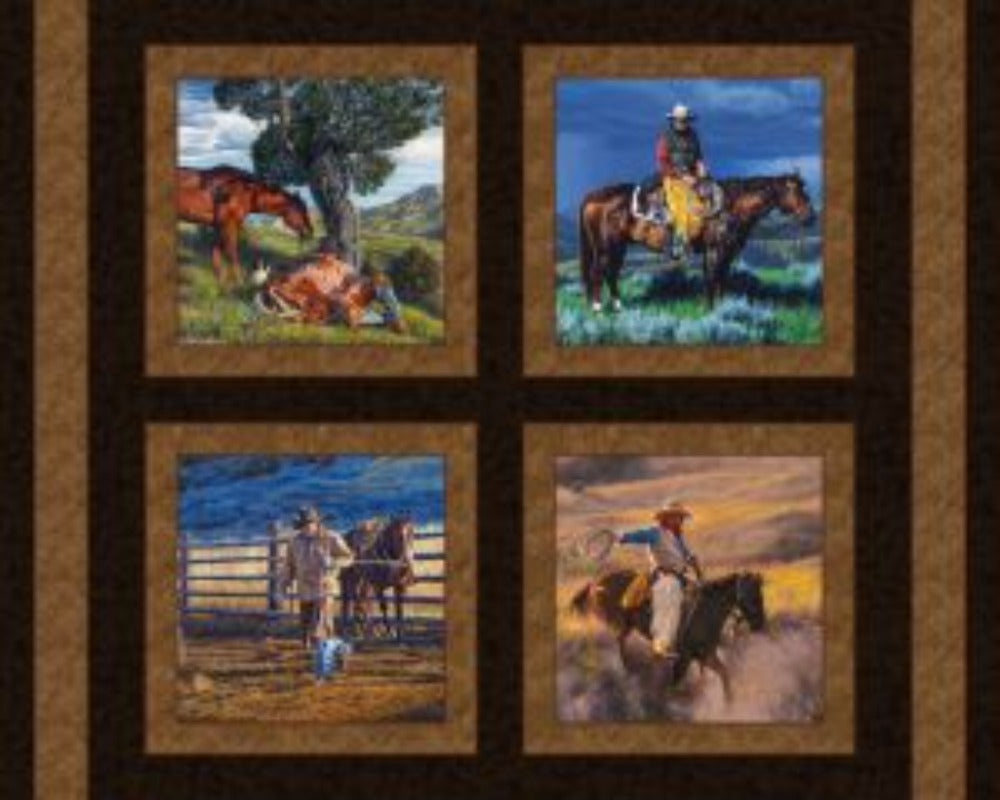 Range Life Pillow Panel Cotton Fabric