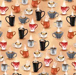 Perfect Blend Tan Cotton Fabric