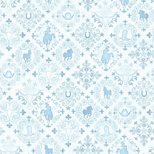 Running Wild Blue Bandanna Cotton Fabric