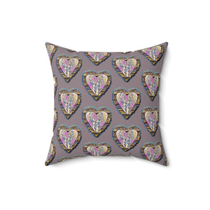 Heart Pattern Decorative Pillow - Cozy Home Accent