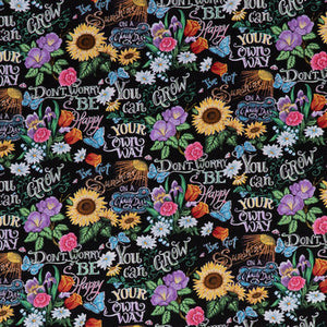 I've Got Sunshine Cotton Calico Fabric