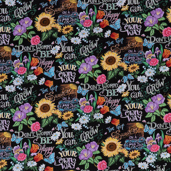 I've Got Sunshine Cotton Calico Fabric