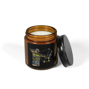 Hunting Themed Scented Soy Candle - Amber Jar, Multi-Size