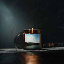 Load image into Gallery viewer, Tranquil Horizon Scented Soy Candle in Amber Jar - Multi-Size
