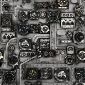 Handmade Valance or Curtain Panel First in Flight Control Panel