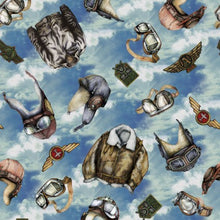 Load image into Gallery viewer, Handmade Valance or Curtain Panel First in Flight High Gear
