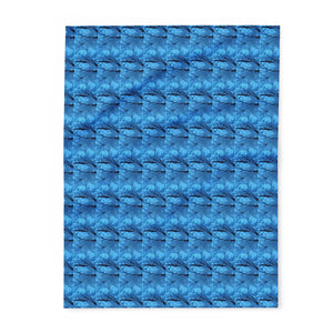 Cozy Arctic Fleece Blanket - Winter Camaflauge Pattern for Warmth & Comfort