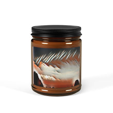 Load image into Gallery viewer, Aromatic Soy Candle - Cozy Amber Jar with Scenic Design

