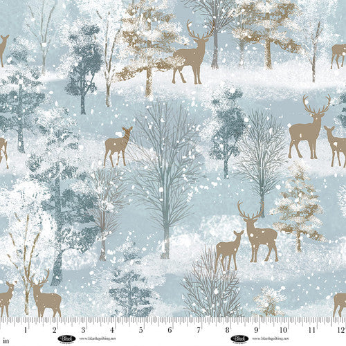 Winter Whispers Winter Scenic Cotton Fabric