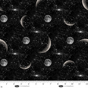 Space Cadet Moon Cotton Fabric