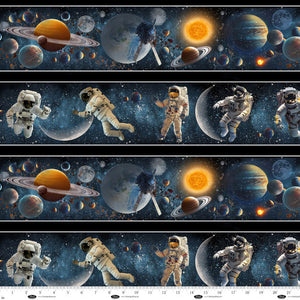 Space Cadet Interstellar Clouds Cotton Fabric