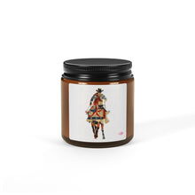 Load image into Gallery viewer, Equestrian Art Scented Soy Candle - Amber Jar, Multi-Size
