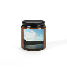 Load image into Gallery viewer, Tranquil Horizon Scented Soy Candle in Amber Jar - Multi-Size
