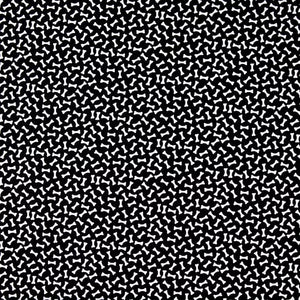 Dog Bones Cotton Calico Fabric