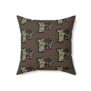 Bow Hunting Inspired Decorative Pillow