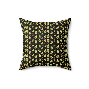 Avocado Print Square Pillow - Fun Home Decor