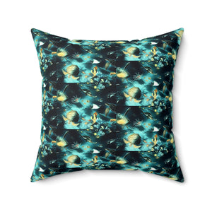 Ocean Animals Square Pillow - Cozy Decorative Cushion for Home Decor