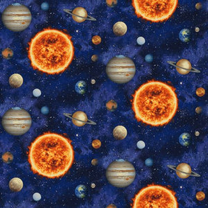Handmade Placemat Or Table Runner Planetary Missions