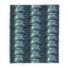 Load image into Gallery viewer, Shark Pattern Arctic Fleece Blanket – Cozy Ocean-Themed Decor for Shark Lovers
