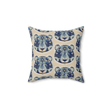Load image into Gallery viewer, Boho Bear Pattern Decorative Pillow | Cozy Animal Print Cushion
