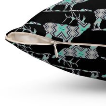 Load image into Gallery viewer, Decorative Elk Print Pillow for Cozy Rustic Decor
