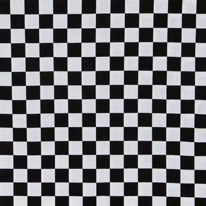 Handmade Placemat Or Table Runner Black & White Check Calico