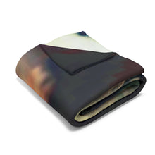 Load image into Gallery viewer, Cozy Arctic Fleece Blanket with Elk-Inspired Design
