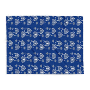 Cozy Heart Pattern Fleece Blanket - Perfect Gift for Loved Ones