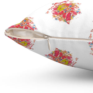 Vibrant Butterfly Throw Pillow - Cozy Home Décor Accent