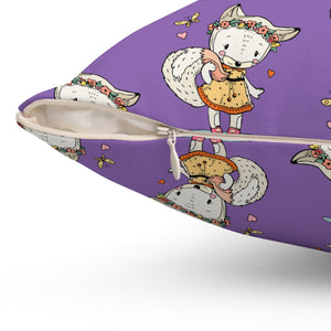 Cute Fox Character Pillow - Cozy Home Decor
