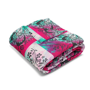 Vibrant Butterfly Arctic Fleece Blanket - Cozy Home Decor for All Seasons