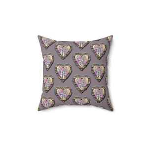 Heart Pattern Decorative Pillow - Cozy Home Accent