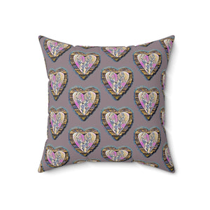 Heart Pattern Decorative Pillow - Cozy Home Accent