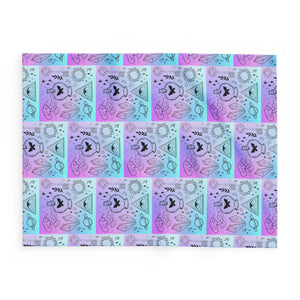Cosmic Dream Fleece Blanket - Celestial Patterns for Comfort and Style
